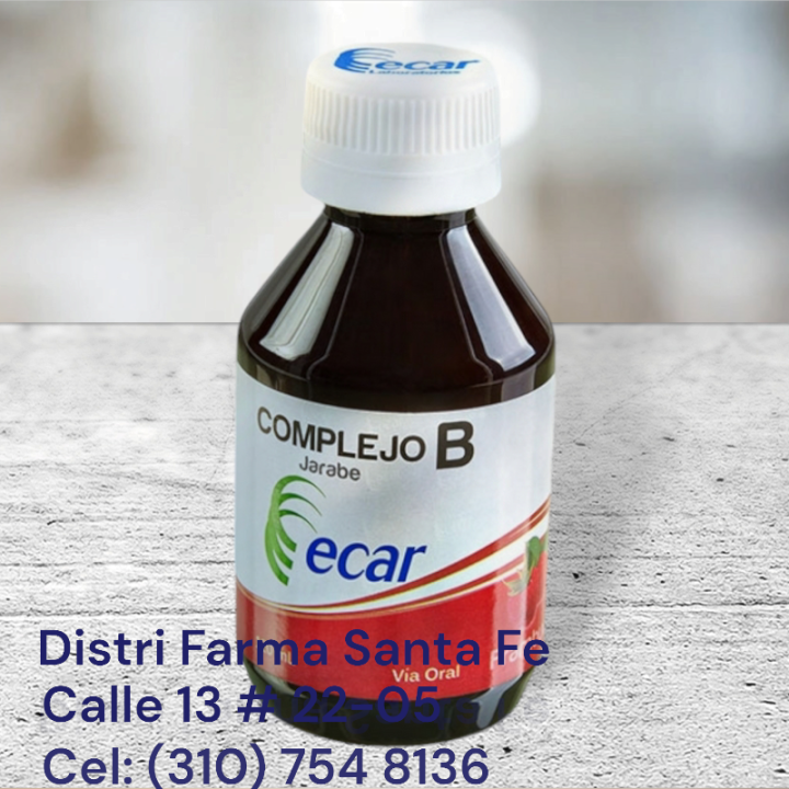 COMPLEJO B ECAR JARABE FRASCO X 120ML