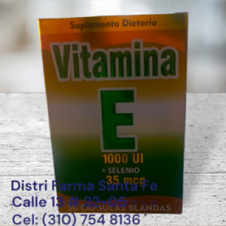 VITAMINA E 1000 U.I. X 30 PERLAS (CAJA)