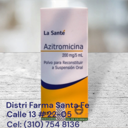 AZITROMICINA LA SANTE SUSPENSION  200MG X 15ML