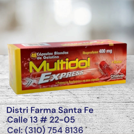 MULTIDOL CBG 400 MG X 48 CAPSU