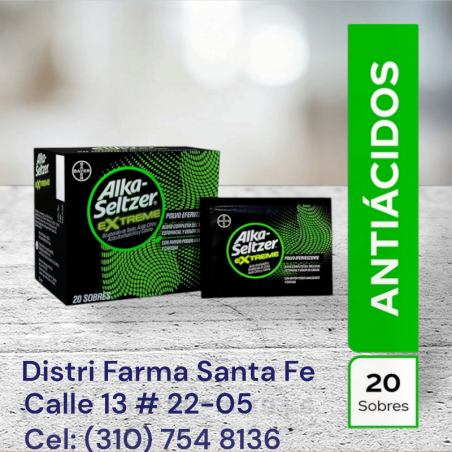 ALKA SELTZER EXTREME X 20SOBRES