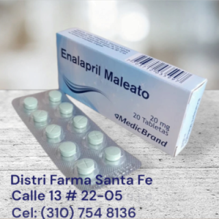 ENALAPRIL COASPHARMA 20MG X 20 TABLETAS