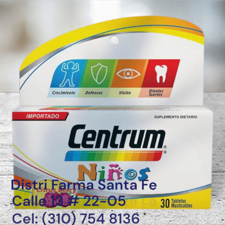 CENTRUM JUNIOR X 30 TABLETAS