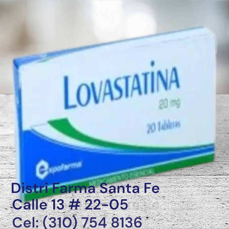 LOVASTATINA EXPOFARMA 20MG X 20 TABLETAS