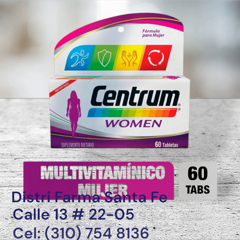 CENTRUM WOMEN / MEN  X 30 TABLETAS (IVA)