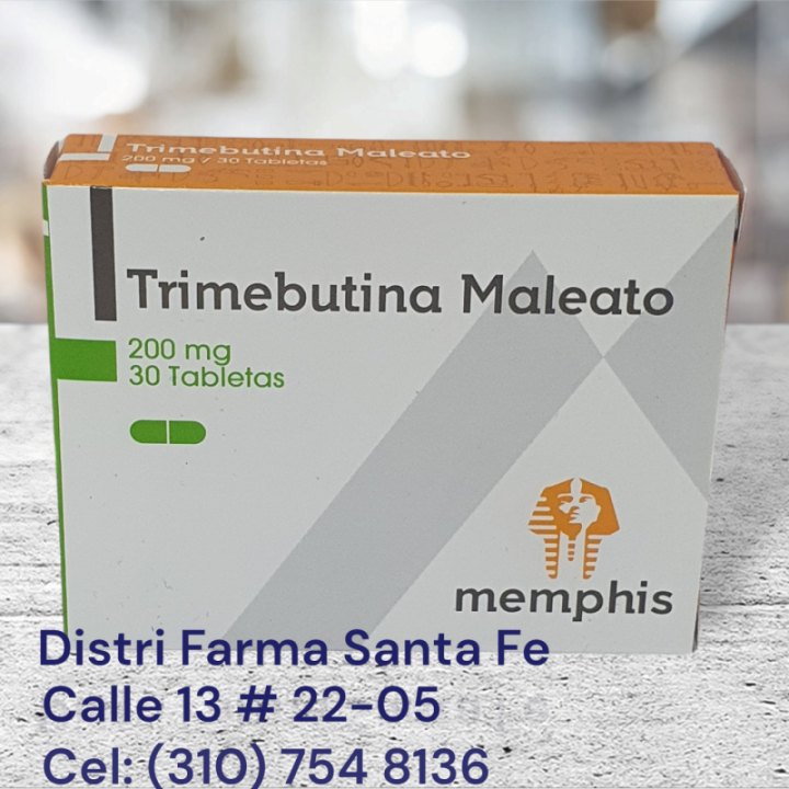 TRIMEBUTINA MEMPHIS 200MG X 30 TABLETAS