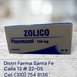 ZOLICO 150MG X 2 CAPSULAS (FLUCONAZOL)