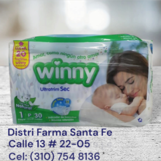 PAÑAL WINNY ETAPA 1X30 UNIDADES (IVA) (TQ)