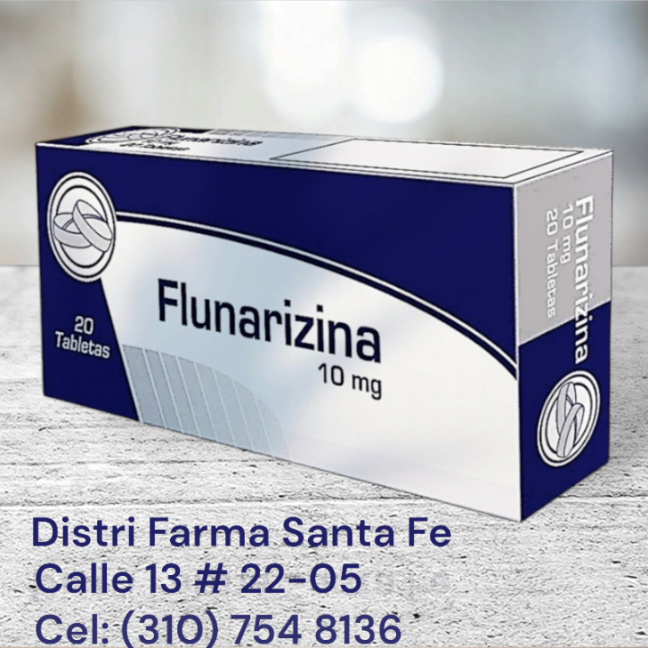 FLUNARIZINA COASPHARMA 10MG X 20 TABLETAS