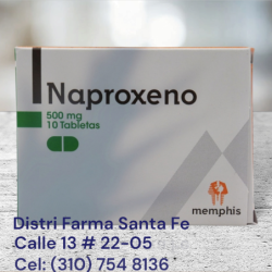 NAPROXENO MEMPHIS 500MG X 10 TABLETAS