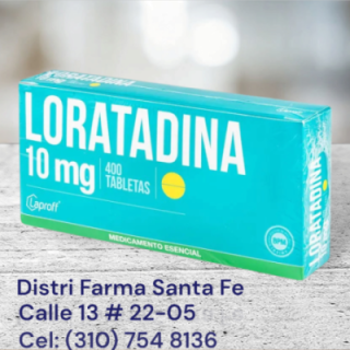 LORATADINA LAPROFF X 400 TABLETAS (GRANDE)