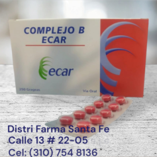 COMPLEJO B ECAR X 250 GRAGEAS