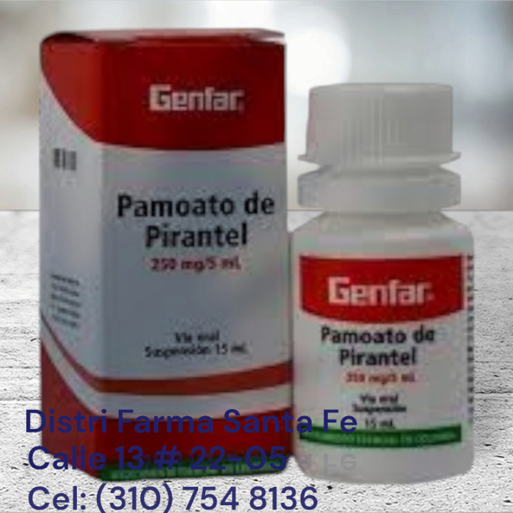 PIRANTEL SUSPENSION GENFAR FRASCO X 15ML