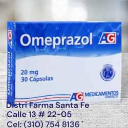 OMEPRAZOL AG 20MG X 30 CAPSULAS