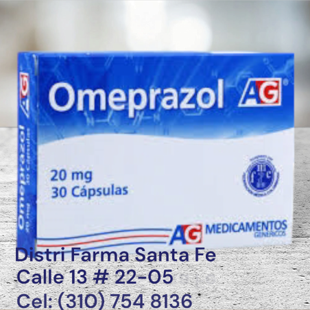 OMEPRAZOL AG 20MG X 30 CAPSULAS