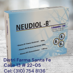 NEUDIOL B X 5 AMPOLLAS