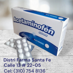 ACETAMINOFEN COASPHARMA X300 TABLETAS