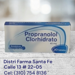 PROPRANOLOL COASPHARMA 80MG X 20 TABLETAS